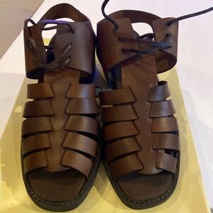 Enzo Angiolini sandals :  Size 6 1/2 Browm